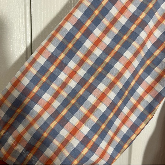 L.L. BEAN Women Button Down 3/4 sleeve Plaid Top | size medium - Picture 10 of 10